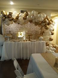 White And Gold Party 13thbirthdayparty Gatsbytheme Gold Theme Party Gold Party 18th Birthday Party