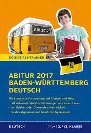 Abitur 2017 Baden-Württemberg Deutsch - Schulbücher portofrei bei bücher.de
