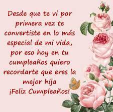27 Tarjetas Y Mensajes De Cumpleanos Para Mi Hija