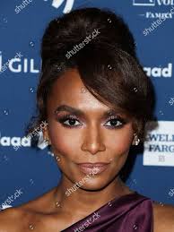 Actress Janet Mock Wearing Cushnie Arrives Editorial Stock Photo