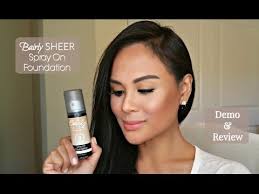 Bairly Sheer Spray On Airbrush Foundation Demo Review