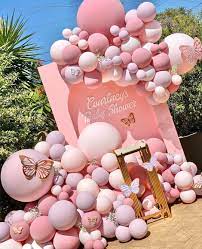 Elegant Tea Time On Instagram Butterflies Seem To Be A New Trend Featuri Baby Shower Decorations Girl Baby Shower Decorations Baby Girl Shower Themes