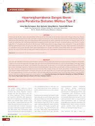 See how telehealth provides many advantages to diabetes patients. Contoh Soal Kasus Dm Tipe 2