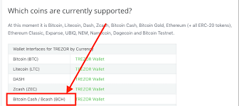 Trezor model t supports shamir backup. The Trezor Company Calling Bitcoin Cash Bcash Btc