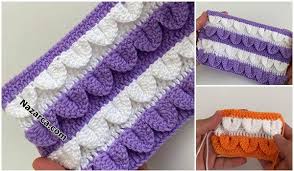 Yilin Populer Modelinden 2 Renk Bebek Battaniye Nazarca Com 2021 Baby Knitting Patterns Bebekler Icin Orgu Battaniye