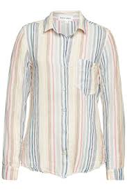 Striped Shirt With Linen