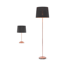 Philips disney cars indoor portable 10 inch kids table lamp with shade, red. Melrose Floor And Table Lamp Set Homebase