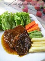 Uplek Uplek Di Dapur Bistik Lidah Resep Masakan Resep Steak Jamuan Makan