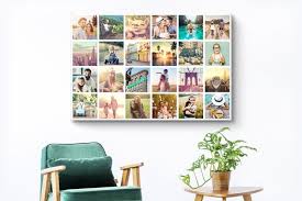 Befunky's collage maker gives you the tools to easily create photo collages. Fotocollage Online Gestalten 1 Tag Lieferzeit Halloleinwand
