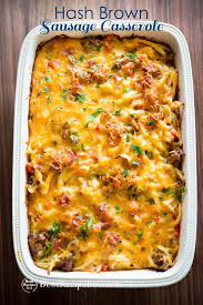 Hash Brown Breakfast Casserole Recipe With Bacon Sausage Ham Recipe Breakfast Recipes Casserole Hashbrown Breakfast Casserole Breakfast Casserole Bacon