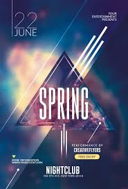 10 Minimalist Flyers Psd Templates Creative Flyers Poster Template Design Event Poster Design Concert Poster Design
