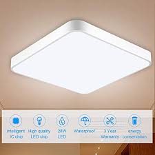 When making a selection below to narrow your results down, each selection made will reload the page to display the desired results. Bikuer 6000k Led Ceiling Light Flush Mount 28w 15 5in Square Ceiling Lamp For Kitchen Bathroom Hallway With 240pcs Led Chips Without Flicker 2050lm Ip44 180w Equivalent 28w Square Buy Online In Dominica