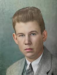 The Senior Class of 1948 Mackville High School (Names are one each  picture.) Because of the texture of the paper when i colorized these they  come out looking like paintings