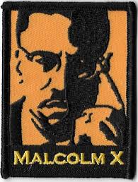 Malcolm X Embroidered Patch