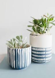 Blue And White Ceramic Plant Pot Etsy Ceramic Flower Pots Painted Pots Diy Plant Pot Design