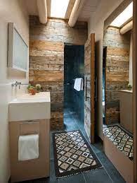 Wood is one of interior and decor materials which presents natural, warm and enjoyable atmosphere. 51 Insanely Beautiful Rustic Barn Bathrooms Best Bathroom Designs Bathroom Interior Barn Bathroom
