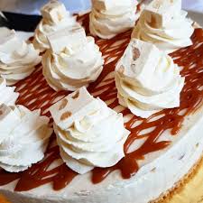 Voila La Reeeccceeettte Du Cheesecake Au Nougat Sans Cuisson Au Mascarpone Cheesecake Banoffee Pie Food