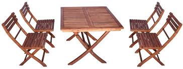 Big lots has outdoor dining & bistro sets. Buy Yatai Acacia Wood Chairs Table Square Bistro Dining Set Set 5 Pcs Online Shop Home Garden On Carrefour Uae