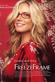 Heidi Klum wearing glasses