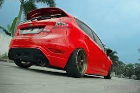 Stanced Red Ford Fiesta By Ericko Pandu Ford Fiesta Ford Fiesta