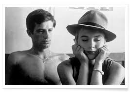 Born 9 april 1933) is a french actor initially associated with the new wave of the 1960s and one of the biggest french film stars of the 1960s. Jean Paul Belmondo And Jean Seberg In Breathless 1960 Poster Juniqe