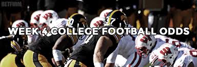 Includes updated point spreads, money lines and totals lines. Week 4 College Football Spreads Lines Totals Game Previews