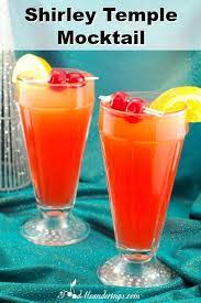 Shirley Temple Mocktail This Shirley Temple Mocktail Is Non Alcoholic And Quick And Easy To Mak Shirley Temple Mocktail Shirley Temple Drink Mocktail Recipe