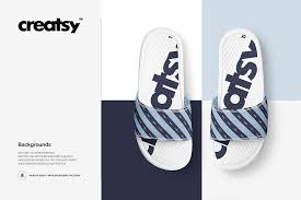 Slide Sandals Mockup Set Slide Sandals Sandals Mockup