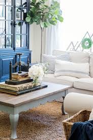 When i am looking to decorate a coffee table, i have a certain method to my madness that i want to share layering a basket on top of some baskets is an easy way to style a coffee table. French Country Coffee Table Makeover Tidbits Twine