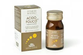 Una compressa contiene principio attivo: Alta Natura B9 Acido Folico 40 Compresse 500 Mg Rilascio Immediato Alta Natura Inalme Srl