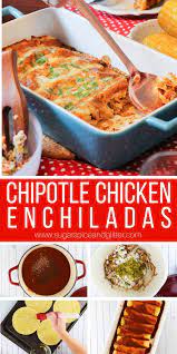 An Easy Chicken Recipe These Not Too Spicy Chicken Enchiladas Are Flavorful And Super Easy To Make The Perfect Chicken Dish For Recipes Chicken Recipes Food