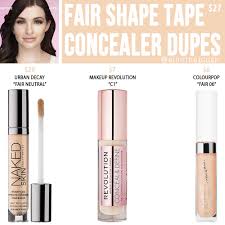 Tarte shape tape concealer swatches in light sand, light, light medium. Tarte Fair Shape Tape Concealer Dupes All In The Blush