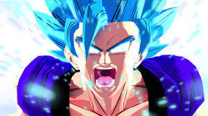 Dragon ball xenoverse 2 dlc 9's free update gave us a new awoken skill for the saiyan race, super saiyan blue evolution. Goku Transforms Into Super Saiyan Blue 3 Youtube