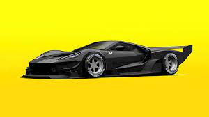 Ford Gt C Vgt Minimal Yellow 4k Ford Gt C Vgt Minimal Yellow 4k Wallpapers In 2021 Ford Gt Ford Car Wallpapers