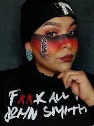 Roaring Bull or Ferris Babcock Dove and his wife, Pretty Flower or Mrs.  Eleanor Freda (Spears) Dove, near their home in Exeter, Rhode Island