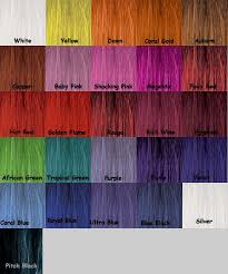 Stargazer Semi Permanent Hair Dye Colorchart Colori