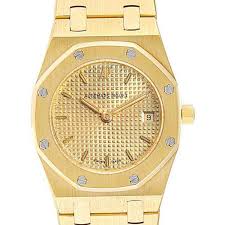 Solid 18k rose gold solid 18k white gold solid 18k yellow gold stainless steel. Audemars Piguet Champagne 18k Yellow Gold Royal Oak 67075 Women S Wristwatch 20 Mm Audemars Piguet Tlc