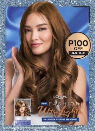 Wear a cap and allow to sit for an hour in order to get the desired level of blonde without damaging your hair. Laurensters Official On Twitter Ultralight Ash Brown Hair Without Bleaching Now Possible Colorwithconfidence With The Worldsno1haircolorbrand Look Ultra Stylish With The New L Oreal Excellence Fashion Ultra Lights Now On Sale For P100 Off