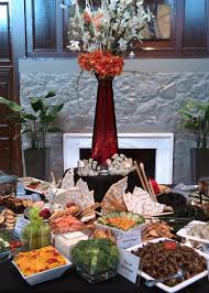 If you don't have much floor space or are looking for ways to incorporate a buffet table, without the table, go wild with this swing invention. Buffet Table Decor For Wedding Novocom Top