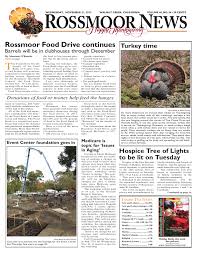 There are several options to choose from including turkey, ham, prime rib, and turkey breast dinner. Rossmoor Food Drive Continues Manualzz