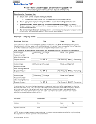 Some employers require a voided check be attached for processing. Download Bank Of America Direct Deposit Form Pdf Freedownloads Net