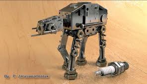 Star Wars Junky Scrap Metal Art Metal Art Metal Tree Wall Art