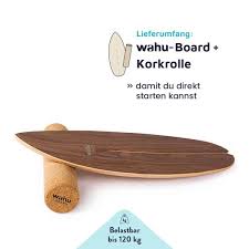 Uncapped boards are cheaper and available with wood grain patterns. Wooden Brown Wahu Balanceboard Wahuboard Com