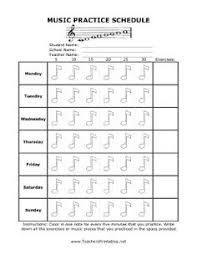 23 Best Piano Practice Chart Images Music Lessons Music