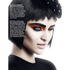 Black And Red Ombre Eyeshadow Beauty Editorial The Faces Of Aw12 Eyeshadow Lipstick Edgy Makeup Editorial Makeup Makeup