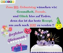 Gluckwunsche Bilder Spruche Zum 80 Geburtstag