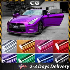 Check spelling or type a new query. Carguys Mirror Wrap Film High Glossy Car Plating Adhesive Sticker Decal Sheet Sticker Kereta 152cm X 30cm 60cm
