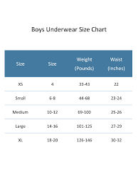 55 all inclusive fruit of the loom boxer brief size chart