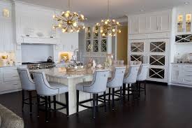 The Homeowner S Colorful Personality Is Reflected In This Bright And Colorful Kitchen Remodel Design By Nanci Marsman Of Standale Interiors Kitchen Remodel Kitchen Cabinetry Kitchen Island With Seating
