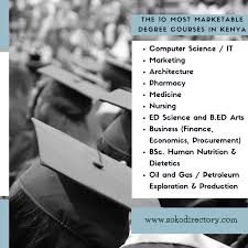 Here Are 10 Most Marketable Degree Courses In Kenya
